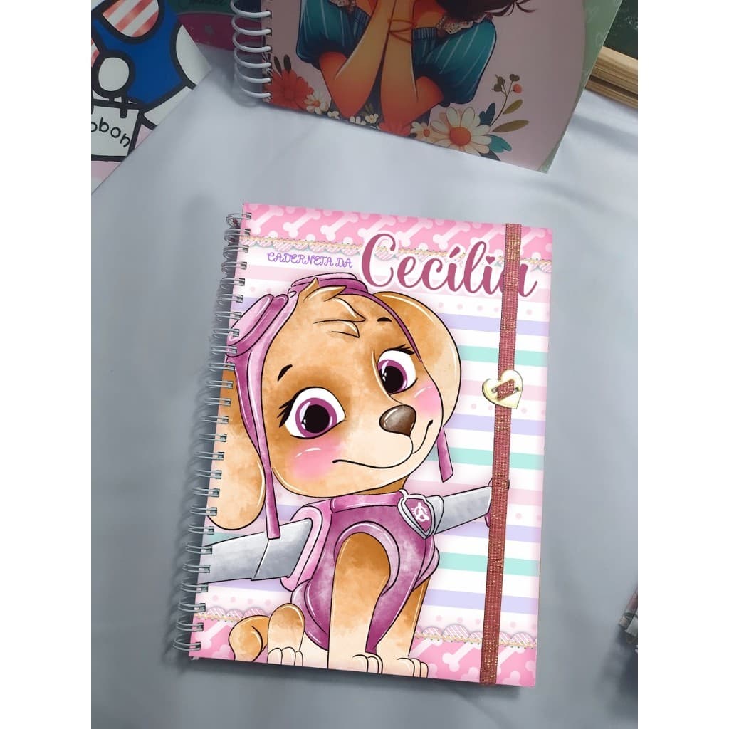 Caderneta de Vacinação Personalizada com Nome Com nome e Diversos Temas Menina Caderneta de Saúde I