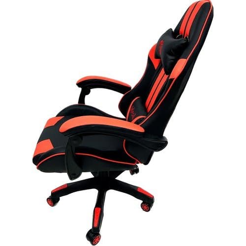 Cadeira Gamer Ergonômica Escritório Reclinável Ajustável Preto Suporte Lombar