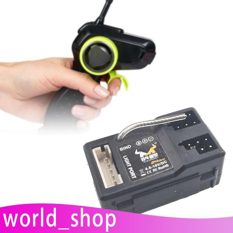 [World_shop] Receptor De Carro RC De 2 Canais , Acessório Eletrônico DIY De Plástico Para 1/12 MN99S MN82 MN78 MN128 Roc