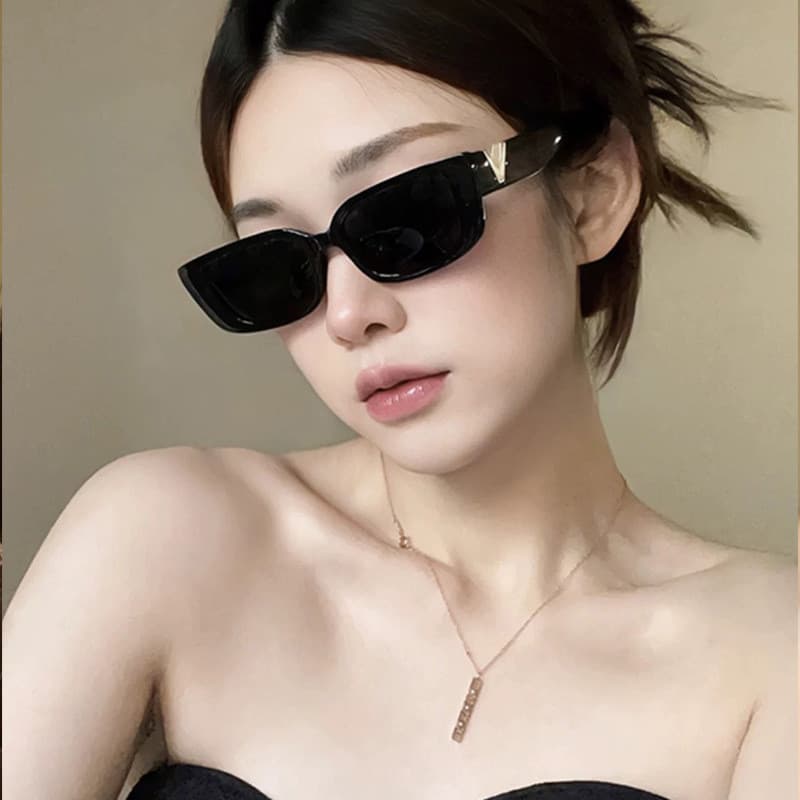 Europeu americano na moda influenciador óculos de sol Anti-ultravioleta comércio exterior novo estilo High-End óculos de