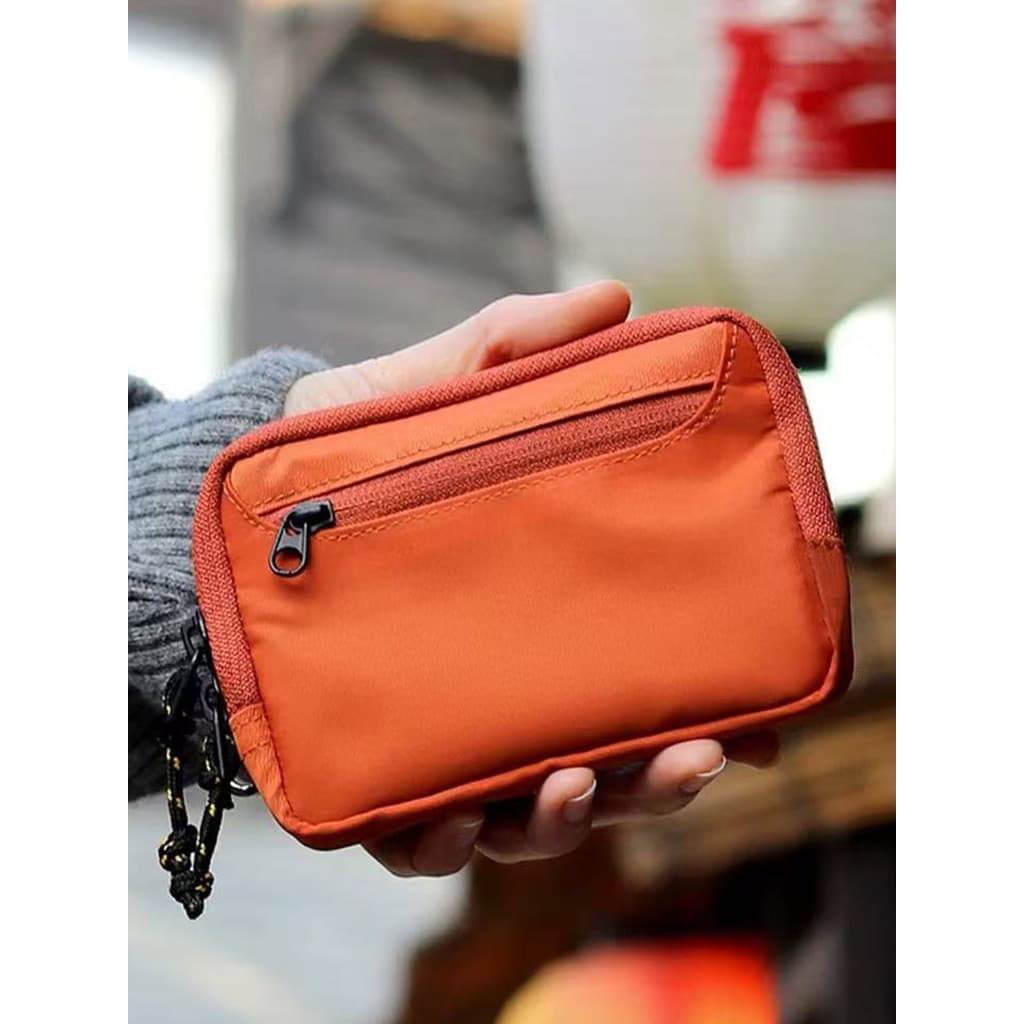 Bolsa pequena para estudantes jovens, bolsa de pano da moda para rua, bolsa para moedas, chave, carteira de estudante, b