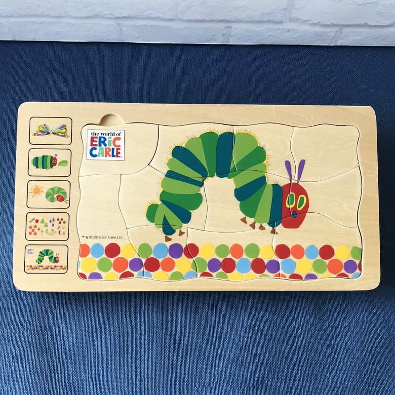 Crianças de madeira Multi-camada quebra-cabeça brinquedos muito faminto Caterpillar quebra-cabeça placa 3-4-6-7 anos de