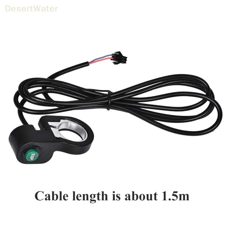 < DesertW > Botão Interruptor De Sinal De Buzina De Plástico Para Motocicleta , Scooter , Bicicleta Elétrica De 22.5 Mm