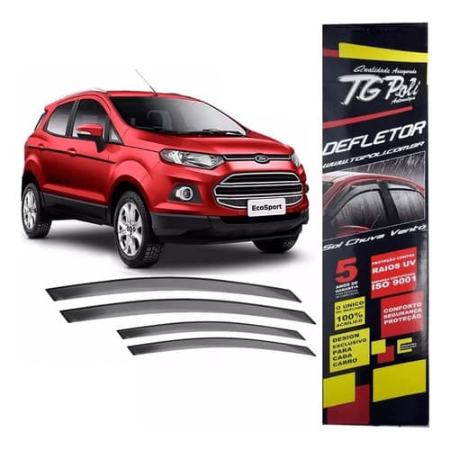 Calha De Chuva Tg Poli Ecosport 2016 A 2020 4p Não Inteiriça