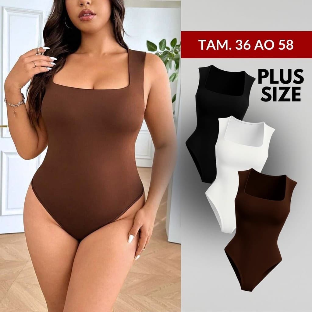 Body Feminino Plus Size Body Modelador Feminino Baby Tee Bory Bore Body Preto Body Marrom