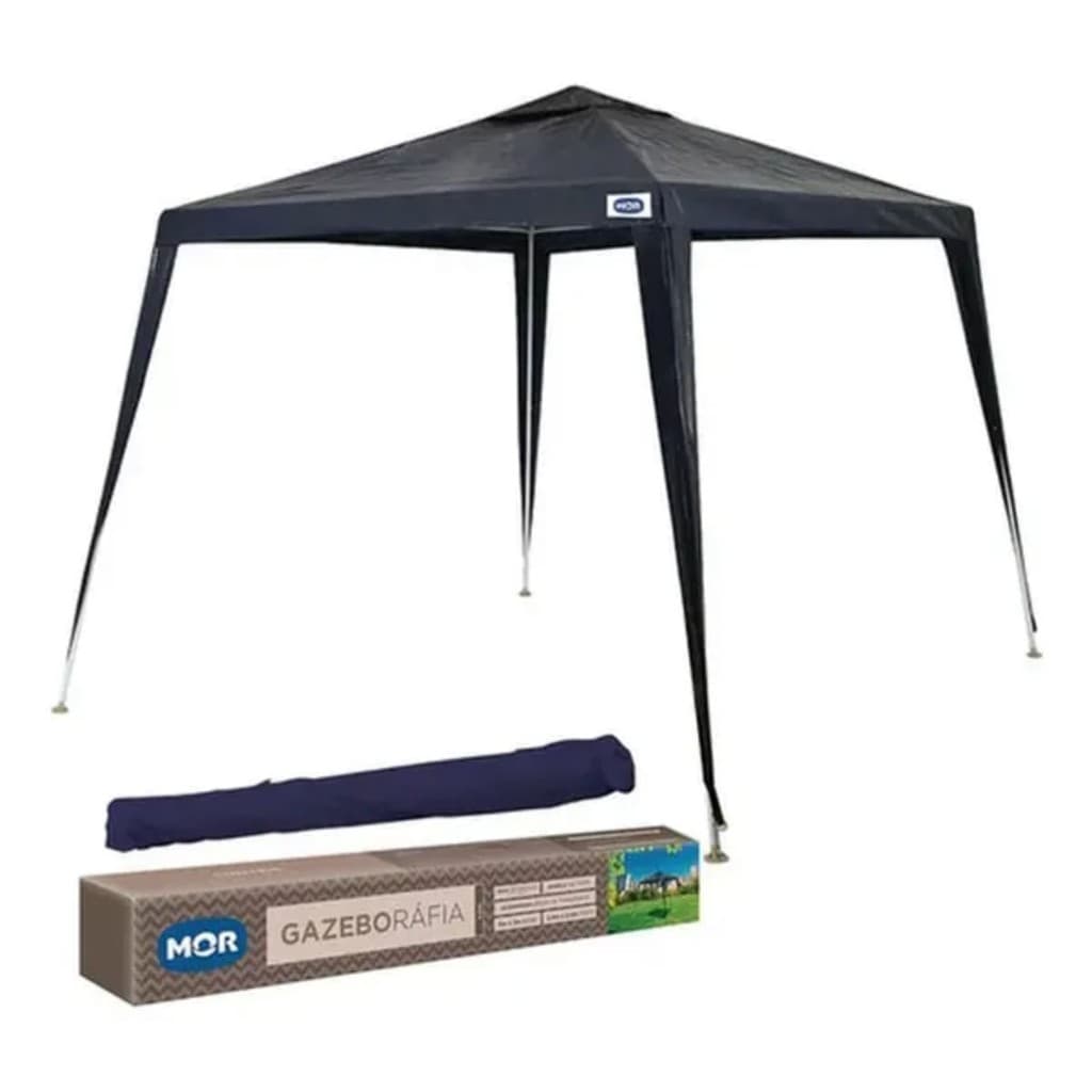 Tenda Gazebo 2,40x3,00m Rafia Azul - Mor