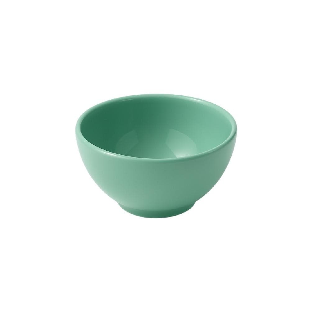 Bowl Cumbuca Tigela De Cerâmica Verde 500ml Ideal Para Servir Sopas Saladas Frutas E Sobremesas