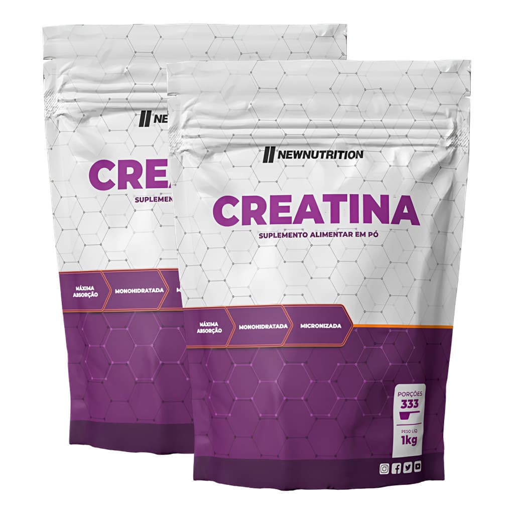 2kg Creatina Monohidratada New Nutrition