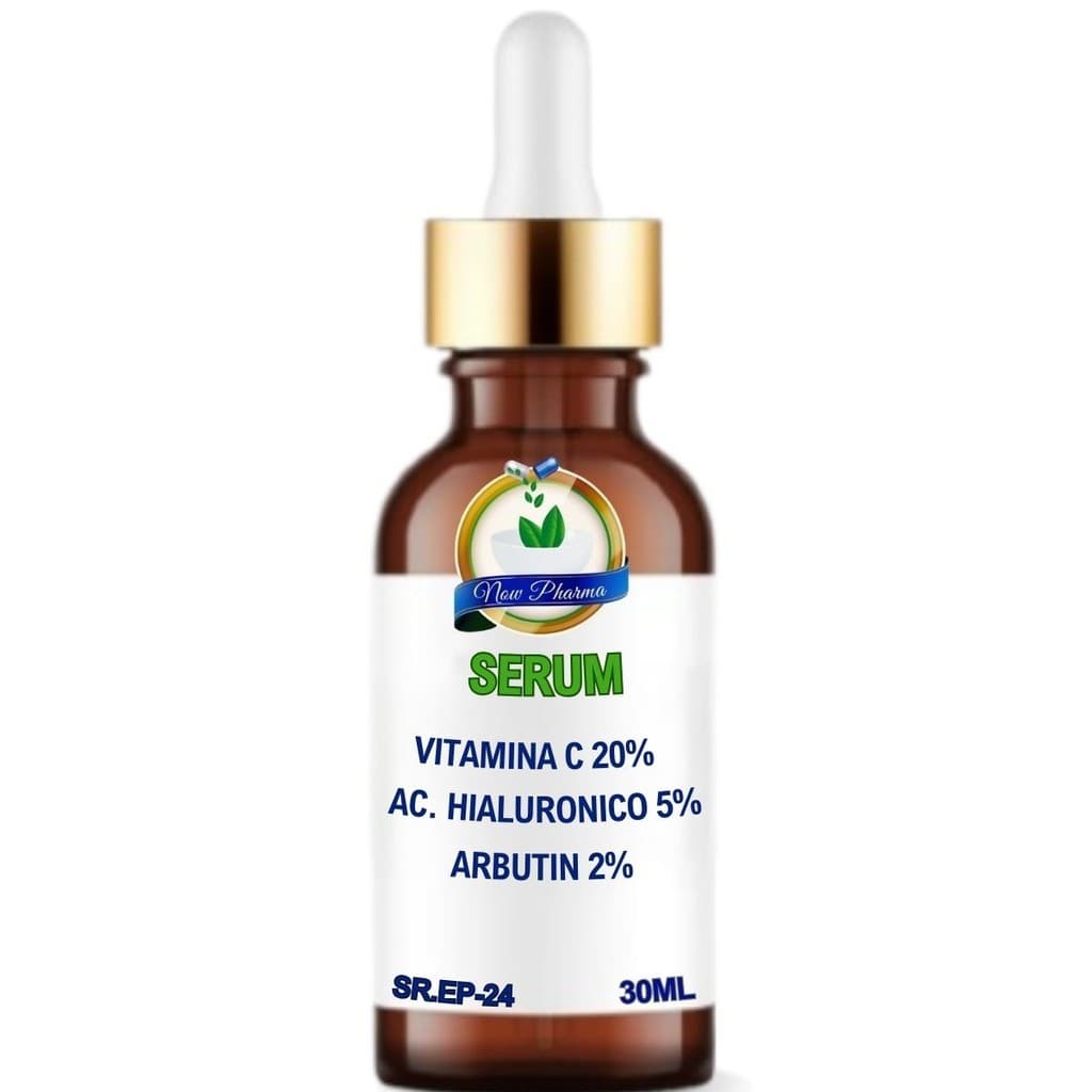 Serum Vitamina C 20% Acido Hialuronico 5% Arbutin 2% - Now Pharma
