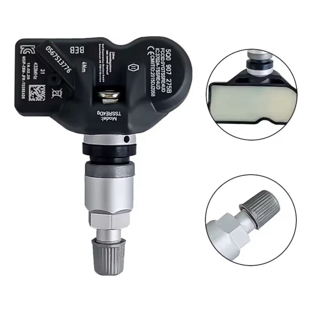 Sensor Pressão Pneu Tpms Amarok Tiguan T-cross 5q0907275b