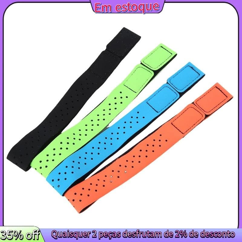 4 Pçs Substituição Monitor De Freqüência Cardíaca Braçadeira Cinta Ajustável Banda Universal Esporte Pulseira