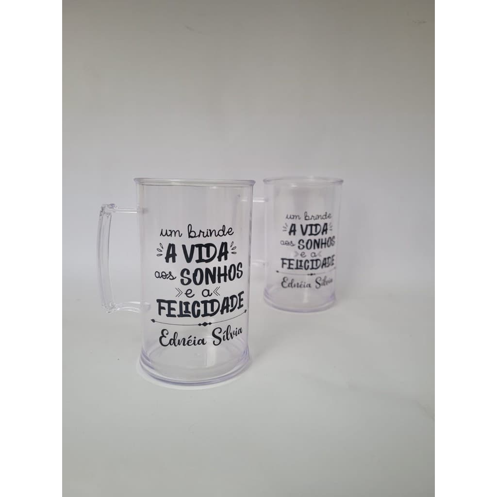 Canecas acrílicas 300ml personalizadas casamento, noivado,  bodas de prata,  ouro