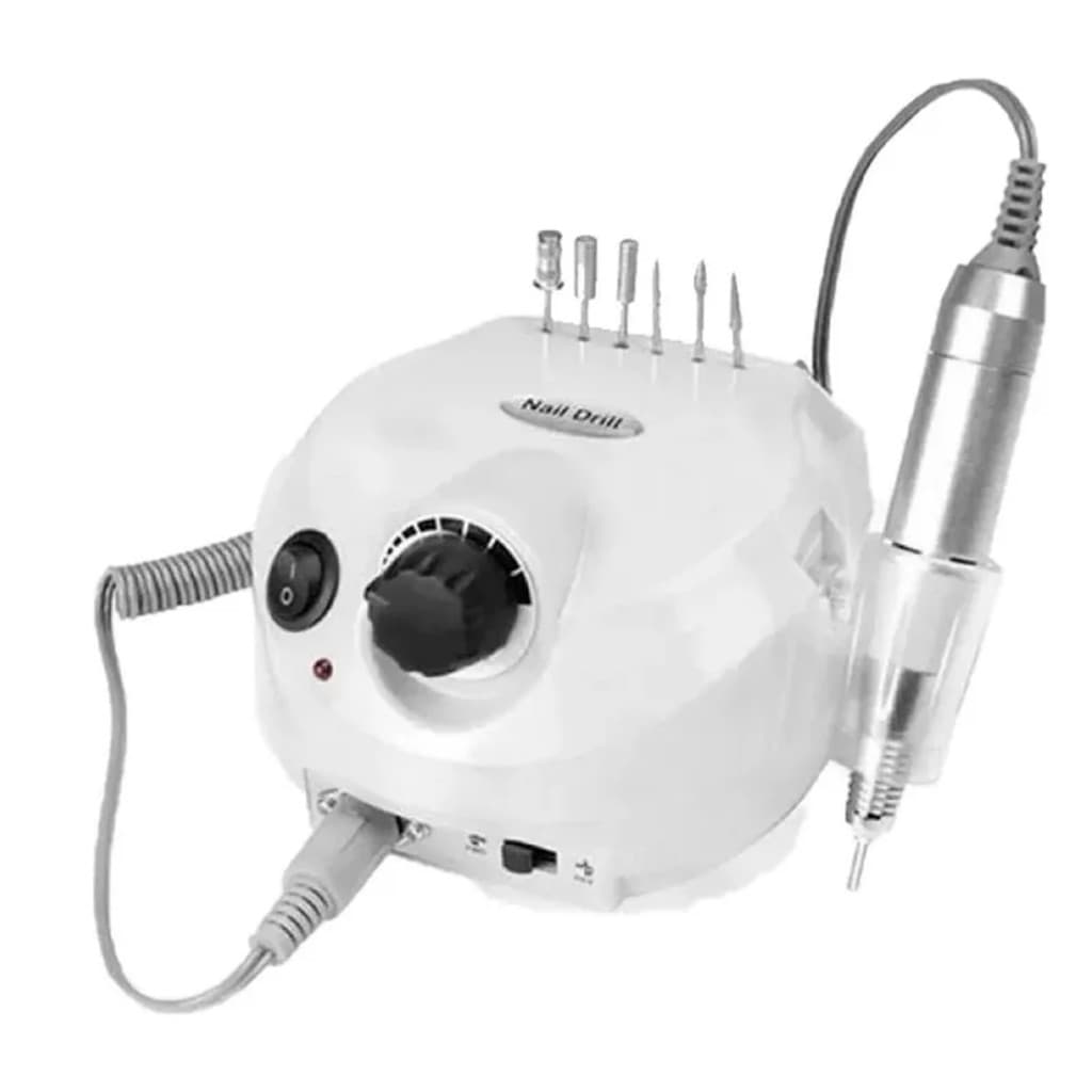 Lixadeira Pedal Lixa Eletrica Motor Porquinho Elétrica Profissional Bivolt Nail Drill Manicure