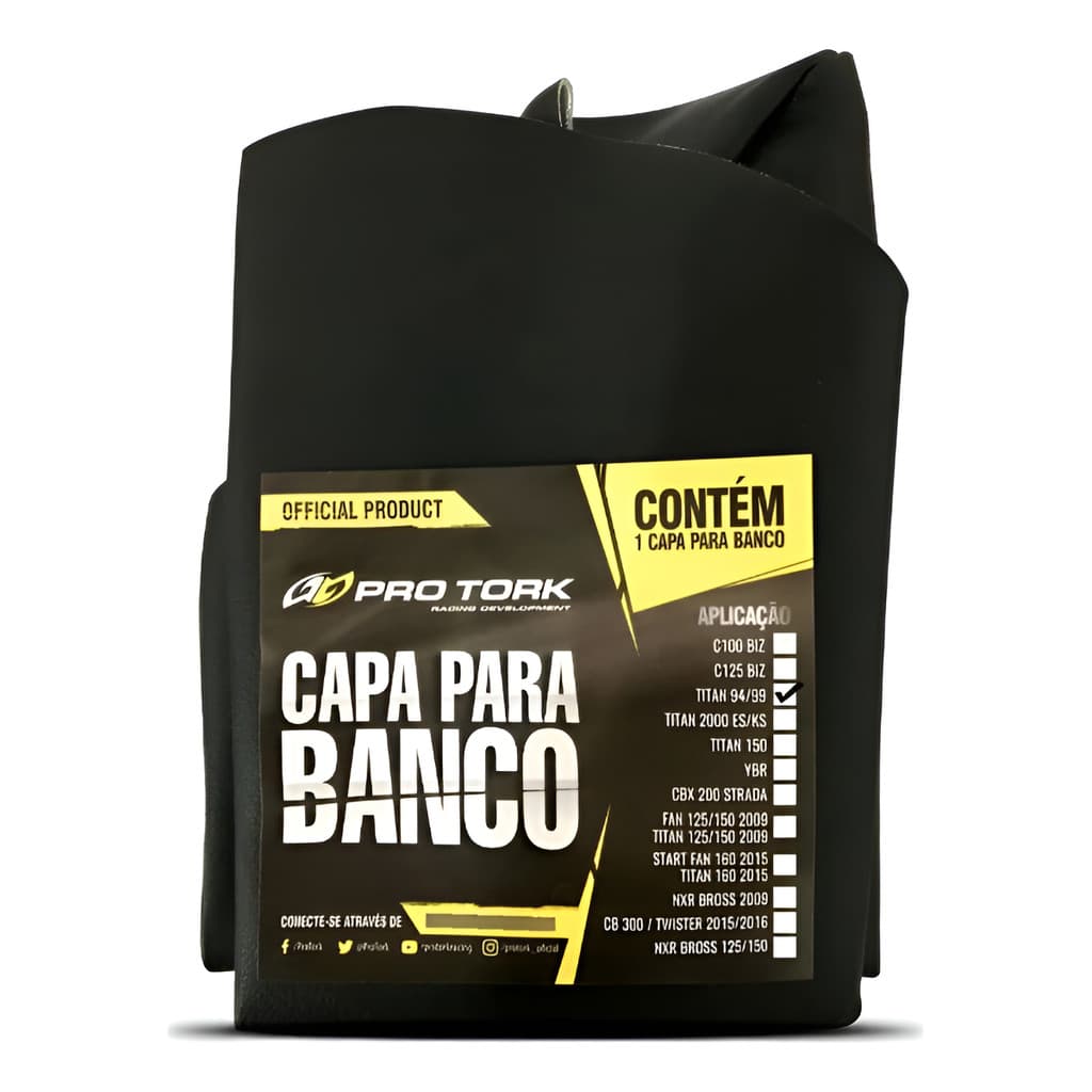 Capa De Banco Pro Tork Titan 125 1994 - 1999 Em Courvin Novo