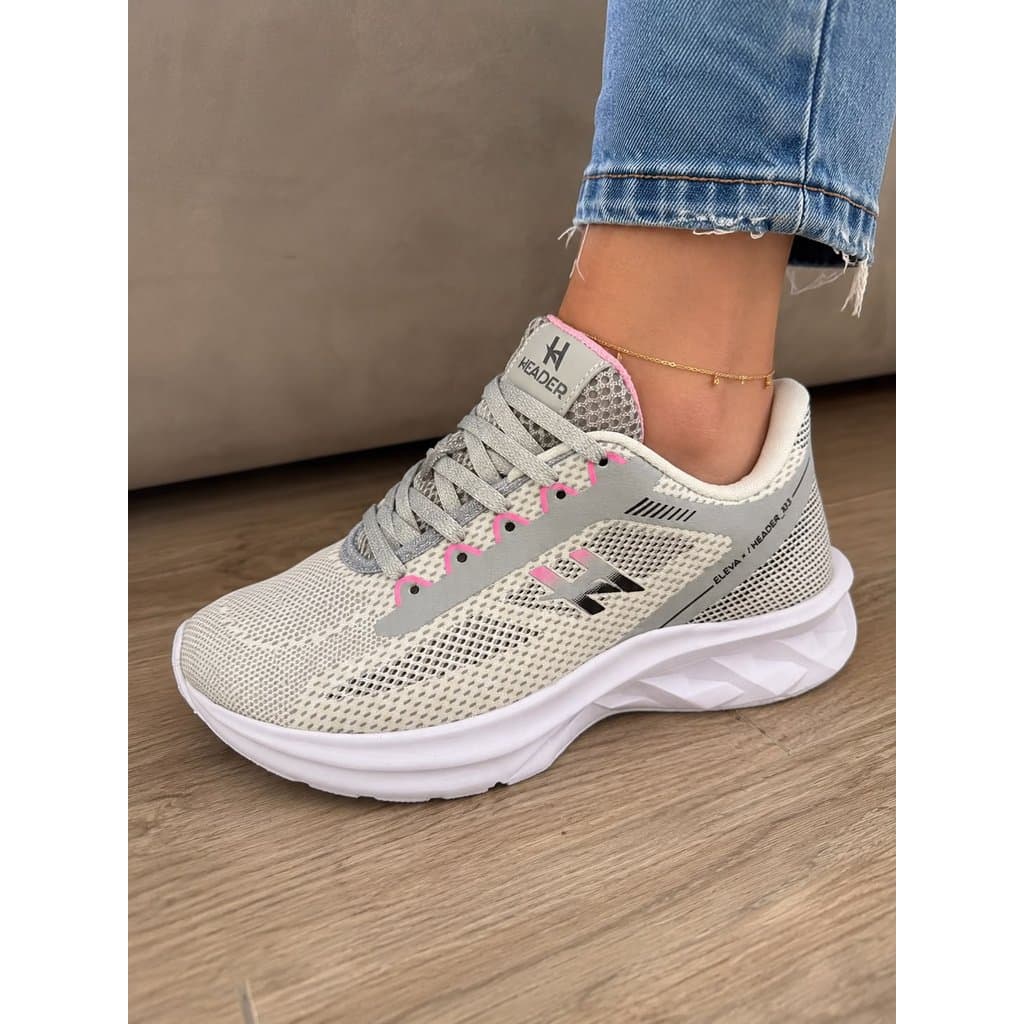 Tênis Header Run - Conforto E Estilo Esporte Casual Promoção