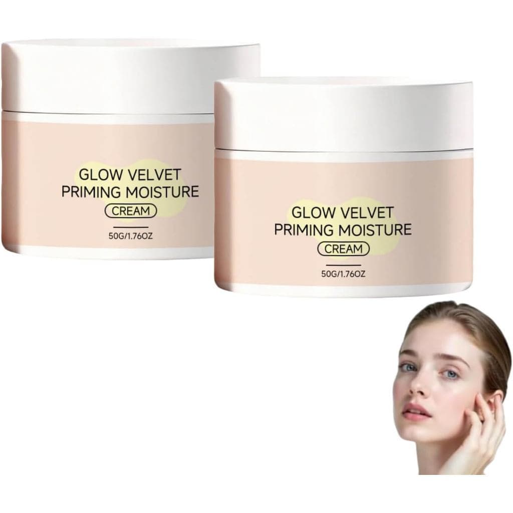 GlowVelvetPrimingMoisture, nova base de maquiagem em creme para disfarçar os poros de 2026, hidratante e nutritiva, cria