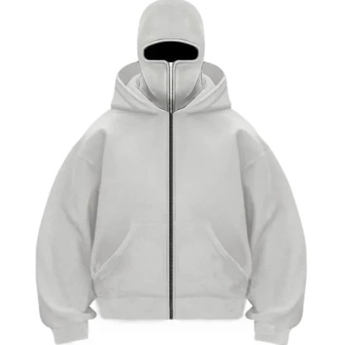Jaqueta com capuz e zíper estilo outono para homens e mulheres, mesmo modelo com forro de lã, casual e versátil. COEO