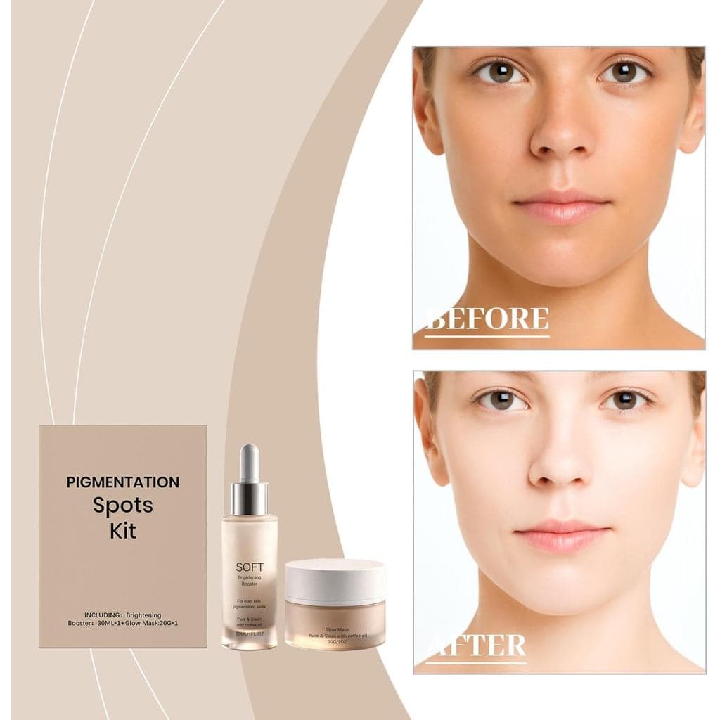 EvendraDarkSpot, Conjunto de Máscara Iluminadora e Revitalizante, EvendrNight para Manchas da Idade, Anti-Manchas Escura