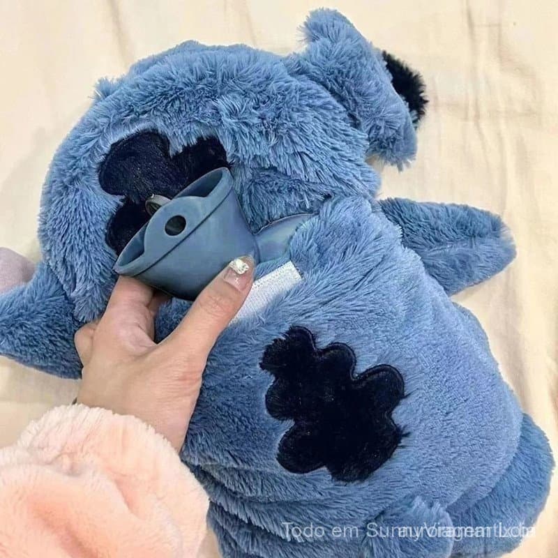 [Rhian] Anime Kawaii Turoli Lolo Garrafa de Água Quente de Pelúcia de Inverno Costurada à Mão para Mulheres HTZF