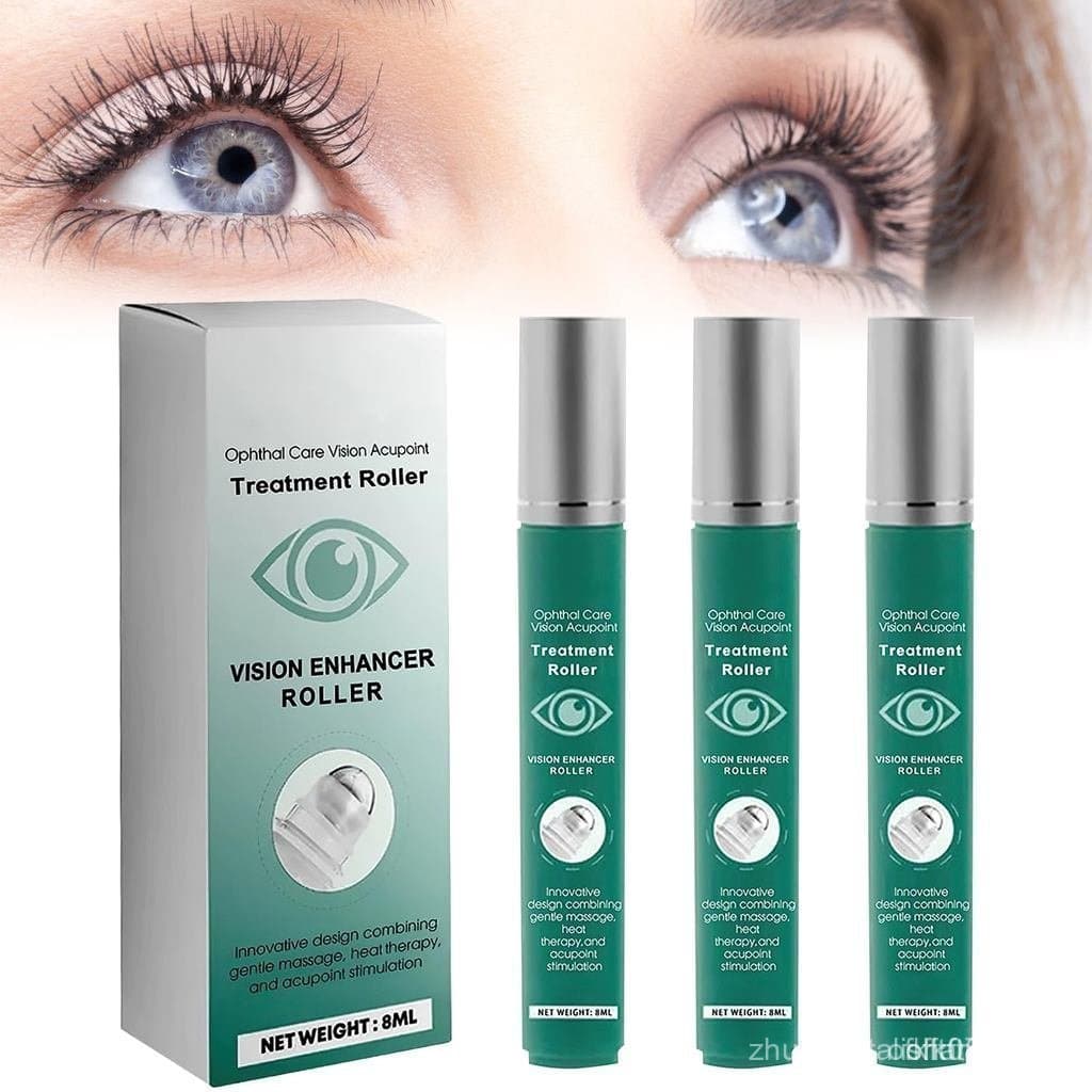 Rolo de Massagem para Melhorar a Visão, Rolo Ocular para Aumentar a Clareza Visual, Rolo Natural para Melhorar a Visão,
