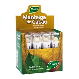 Caixa c/12 Manteiga De Cacau Bastão Tradicional - Pharma