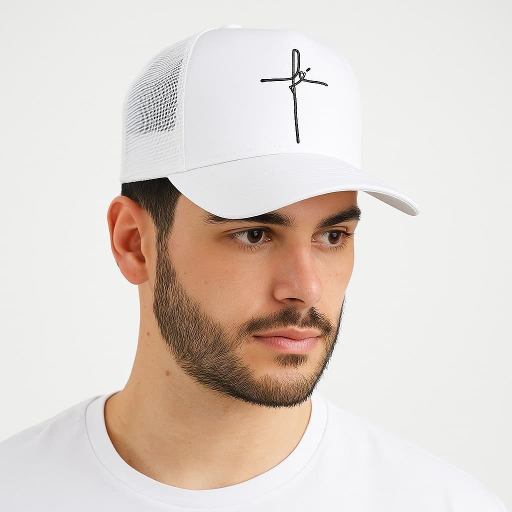 Boné Fé Aba Curva Trucker Snapback  Masculino Feminino  Você Escolhe a Cor