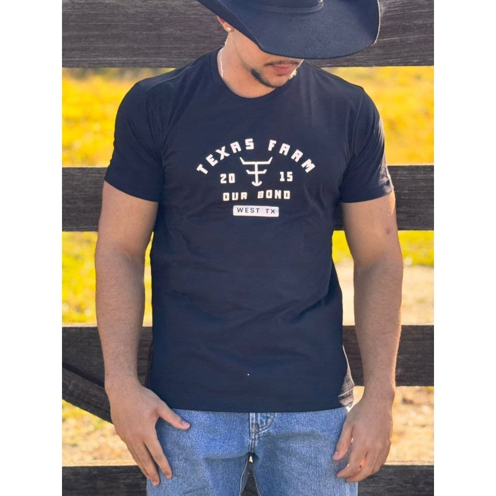Camiseta Masculina Country Texas  Gola Redonda Varias Cores Tecido Leve Resistente P ao GG