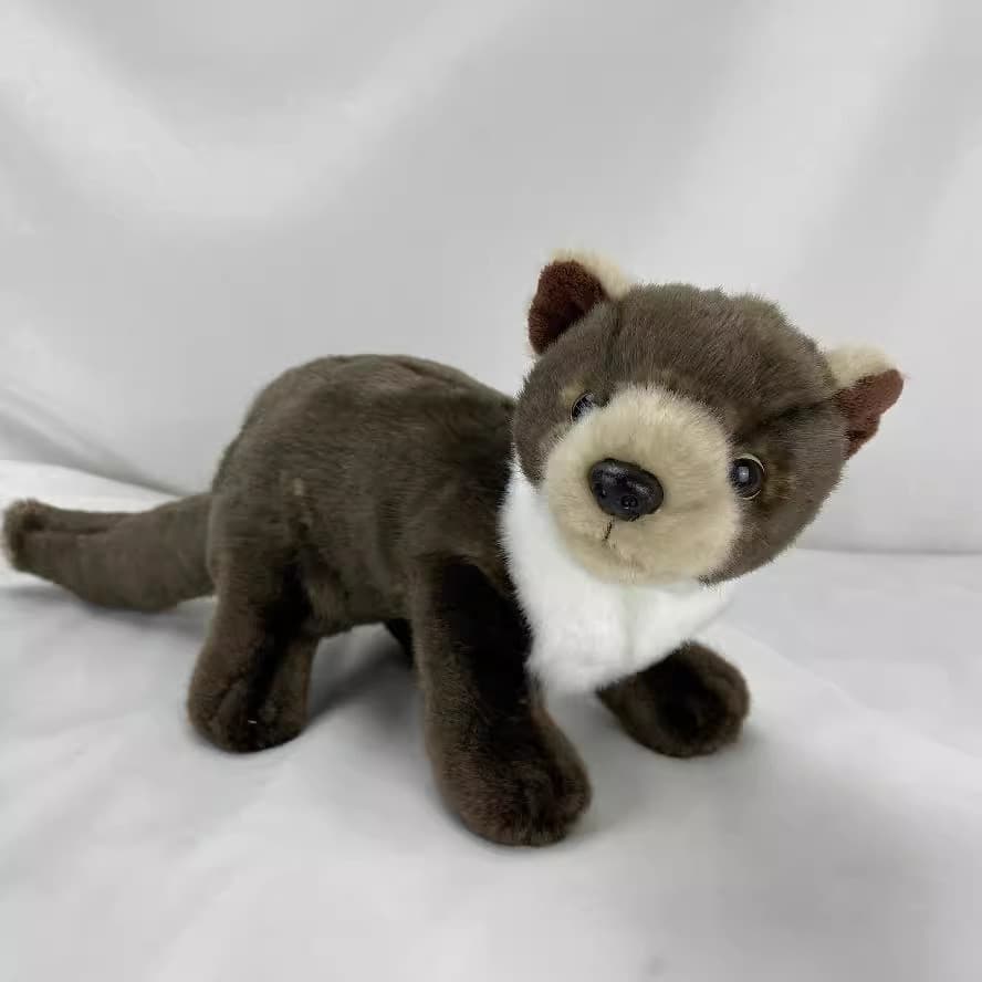 Brinquedo De Pelúcia Lontra – Bicho Fofo Deitado Para Decoração De Mesa , Boneca Calmante Crianças , Presente De Anivers