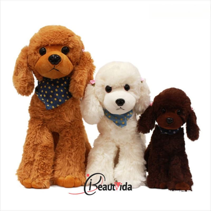MONSA Cão Pelúcia Boneca Aniversário Decoração Para Casa Crianças Brinquedo Presentes De Festa Poodle