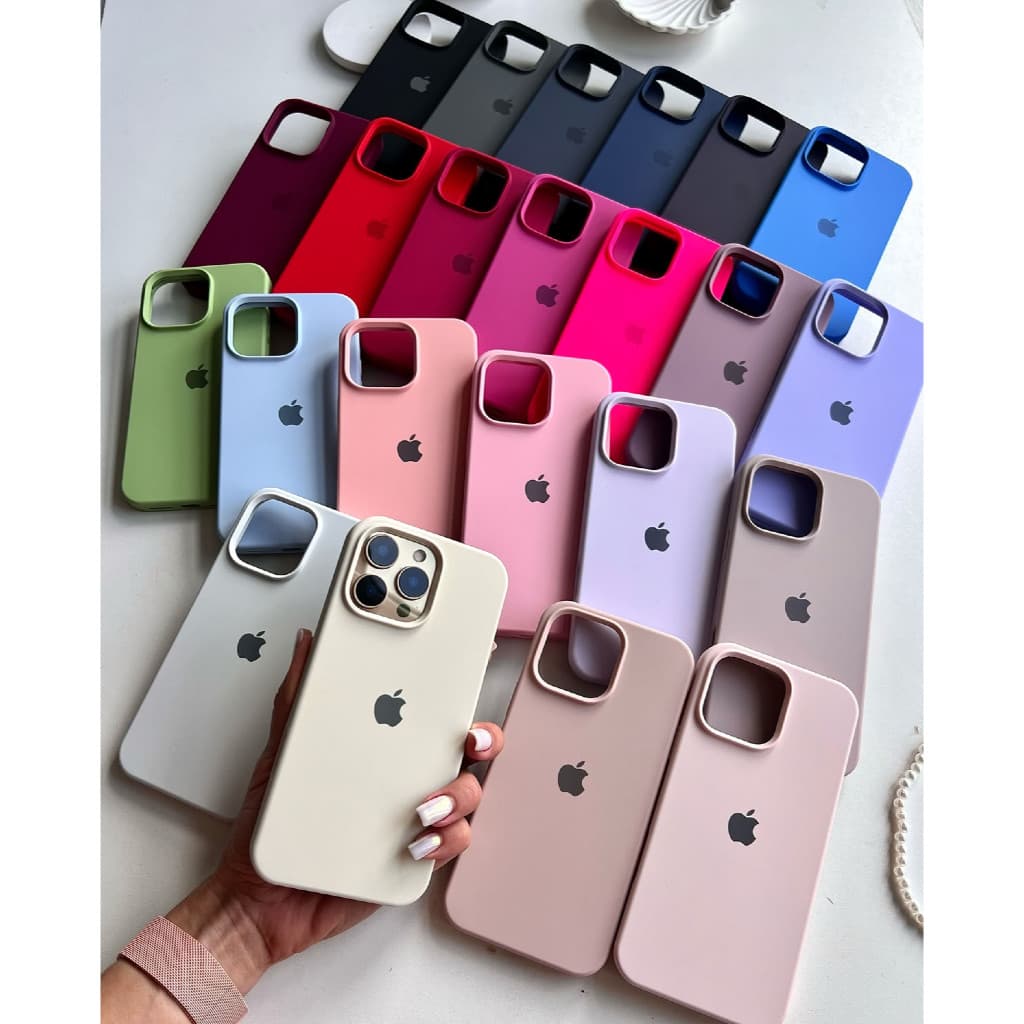 Capa Silicone Para iPhone 16, 16E, 16 PRO, 16 PRO MAX Alta Qualidade