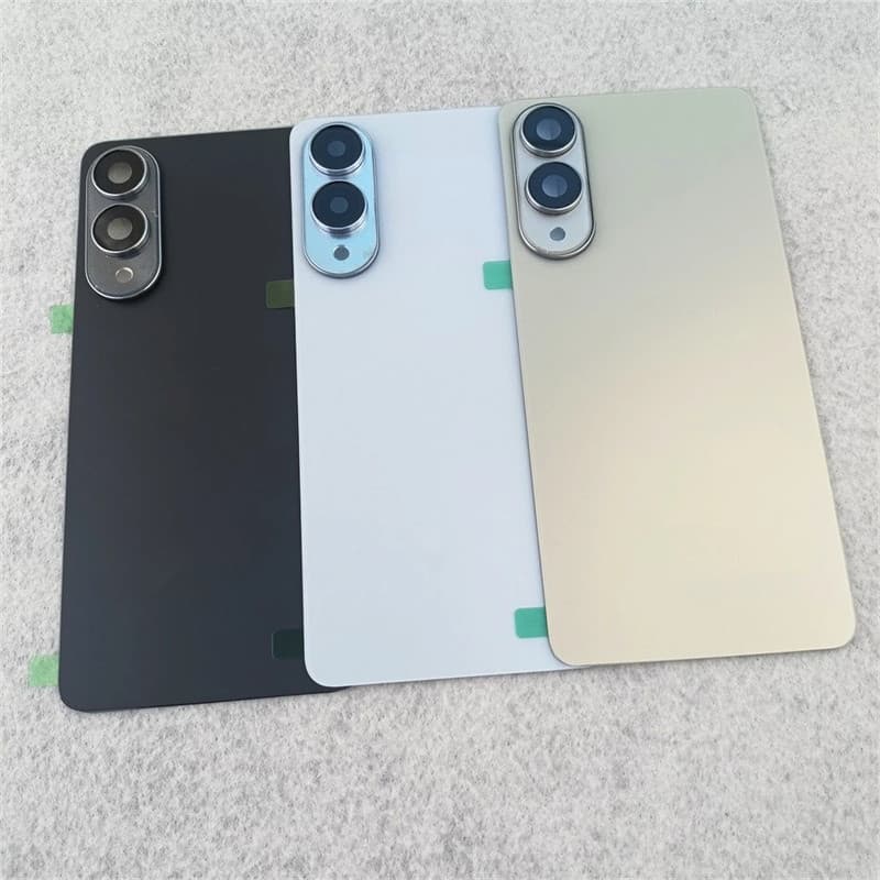 Capa Traseira Para Samsung Galaxy S25 Edge SM-S937U Vidro Bateria Porta Habitação Caso Com Lente Da Câmera Peças De Repa