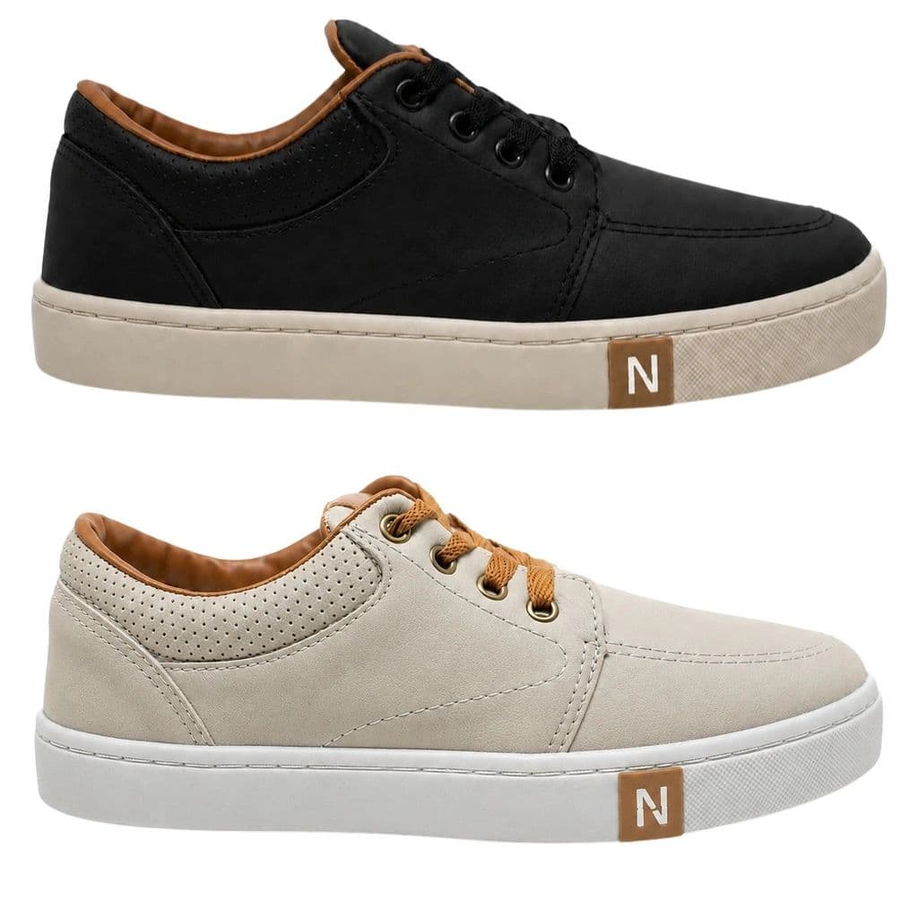 Kit 2 Tênis Masculino Casual Confortável Leve