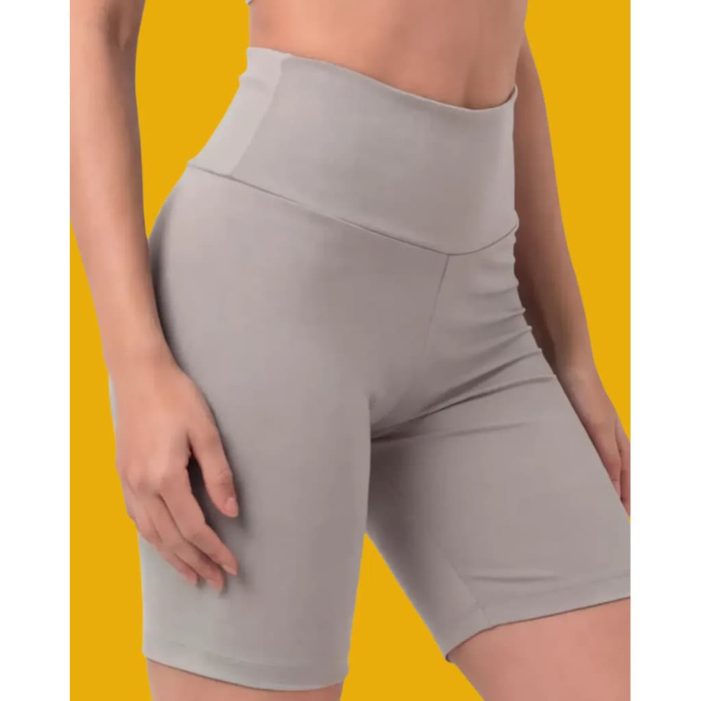 Short Bermuda Feminina Cintura Alta Academia Fitness Corrida Legging Roupa Para Academia Feminina