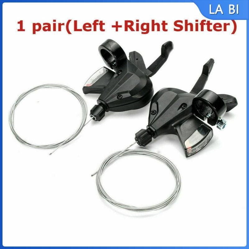[Wishshopeehhh] Conjunto Combinado De Freio De Câmbio De Bicicleta De Plástico 3x8 Alavanca De Mudança De Marcha De Velo