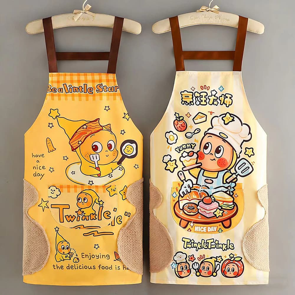 Novo produto Starman Cartoon Avental Cozinha Doméstica À Prova D 'Água Oilproof Sem Mangas Mão Limpe Cintura Cozinhar Ca