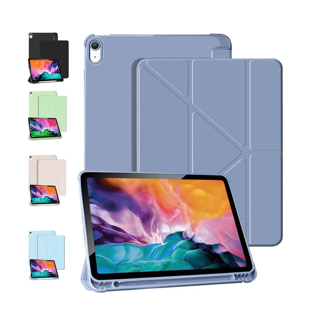 Capa para Ipad Silicone 7 8 9 Geração Case com Multi Funções 10.2 Pol Suporte para Caneta Magnético