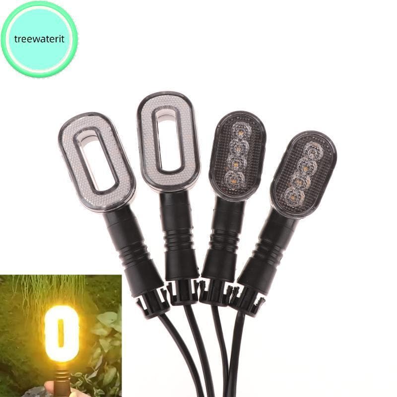 treewaterit 2 Peças Luz Traseira De Buzina De Sinal De Mudança De Direção De Bicicleta 36V/48V/60V/72V Aviso De br
