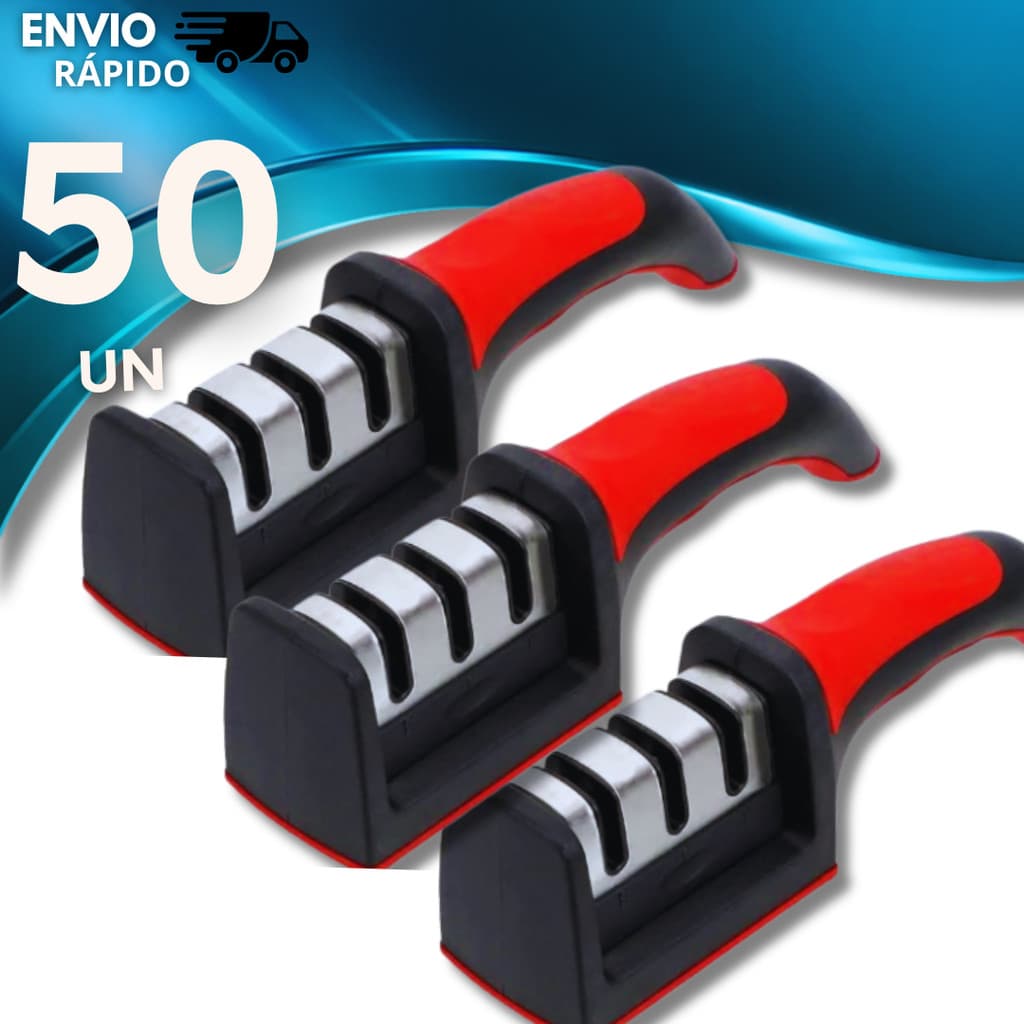 Combo Amolador Afiador De Facas Em Aço Inox  Afiadores Amolador De Faca Profissional Amoladores