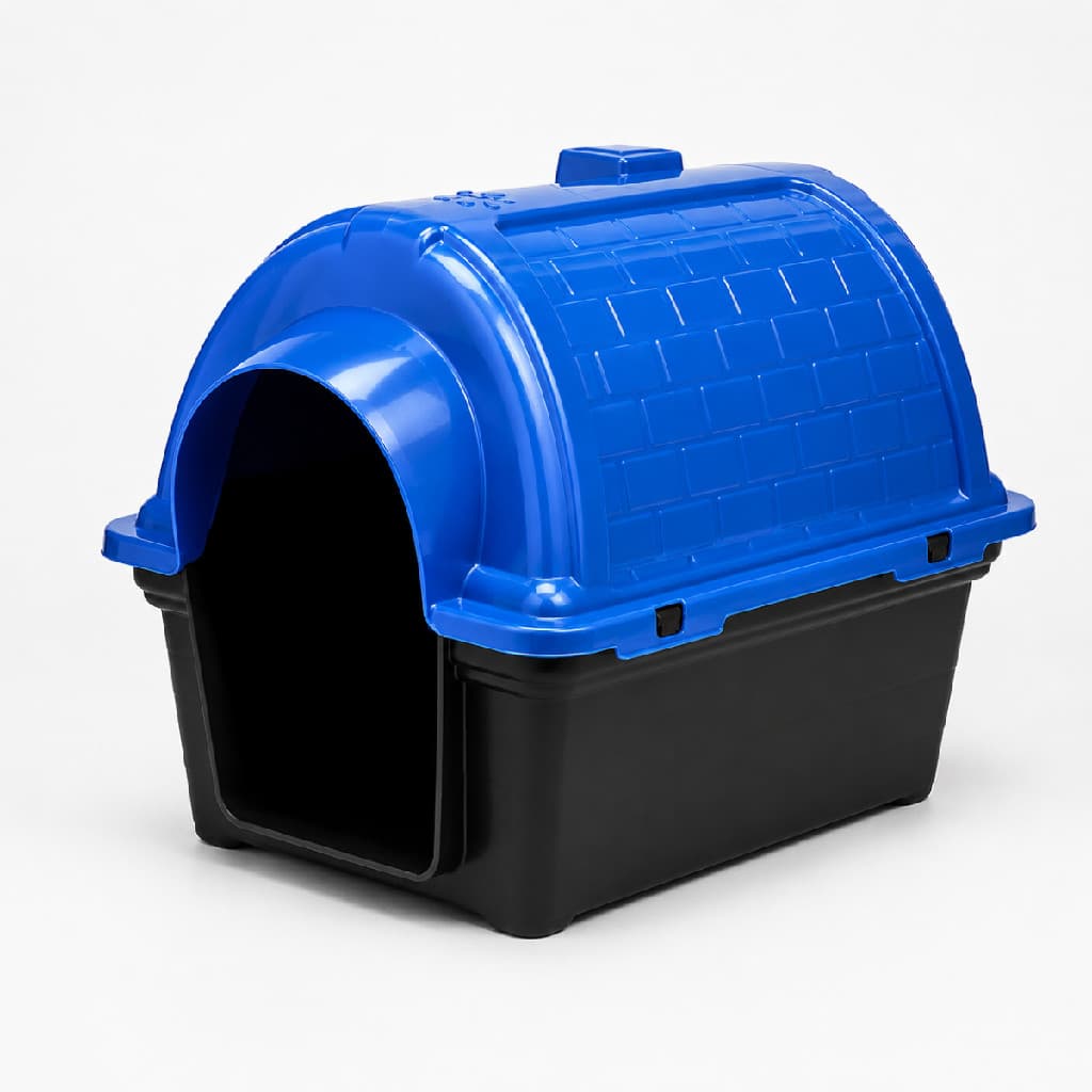 Casinha de Cachorro desmontável, Pet n6 porte pequeno Azul
