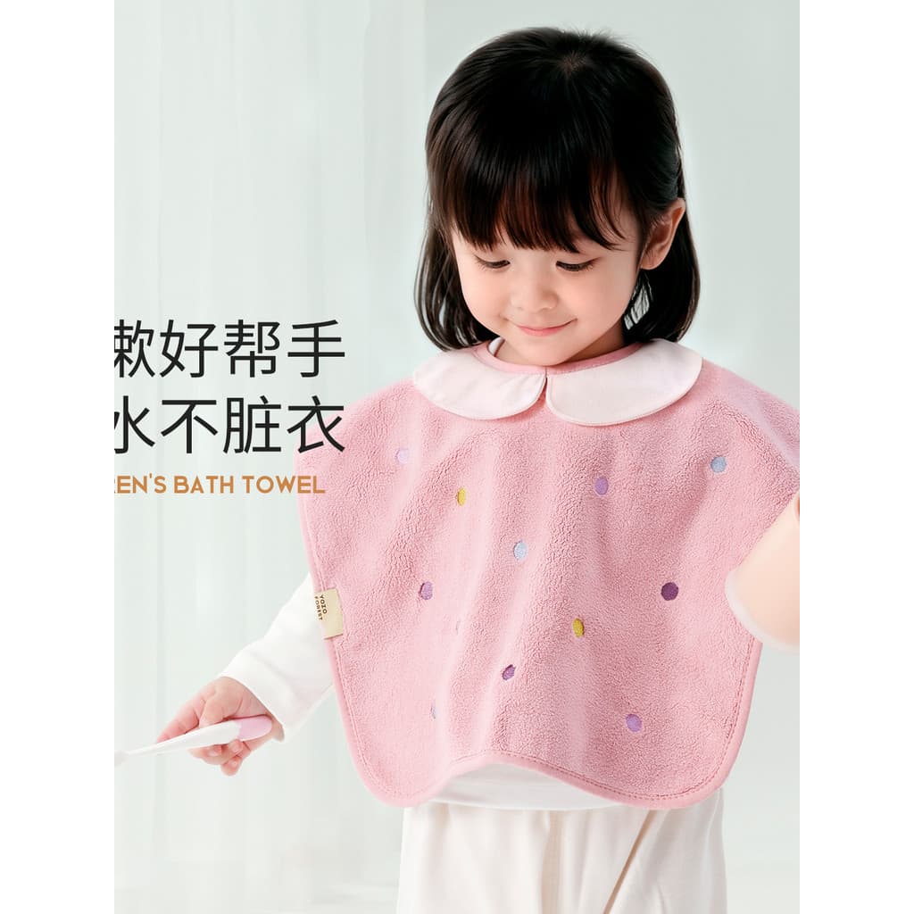 Crianças escovando babador à prova dwaterproof água classe a babador Saliva toalha de lavagem do bebê multifuncional lav