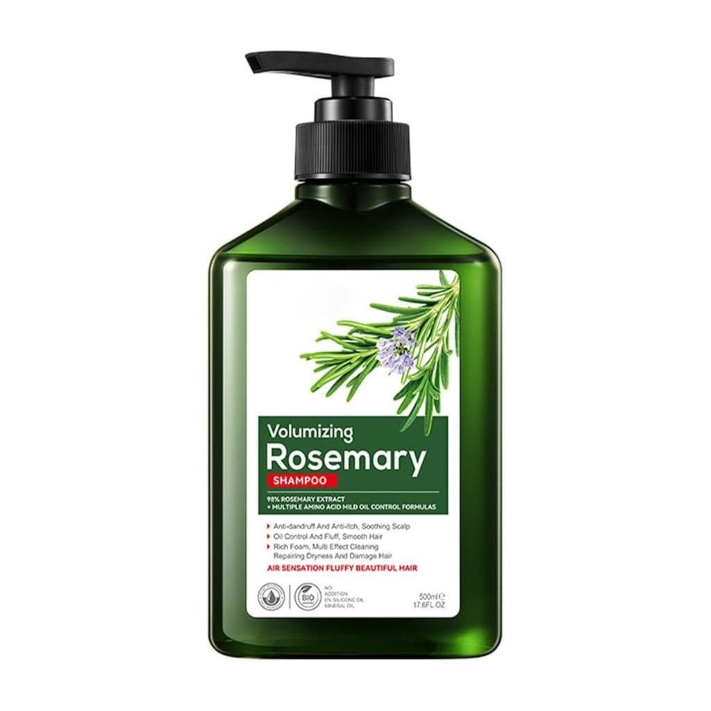 Shampoo Moily Rosemary 500ml Limpeza Suave Hidratante para Cabelos Secos e Danificados, Cuidado com Caspa e Couro Cabelu