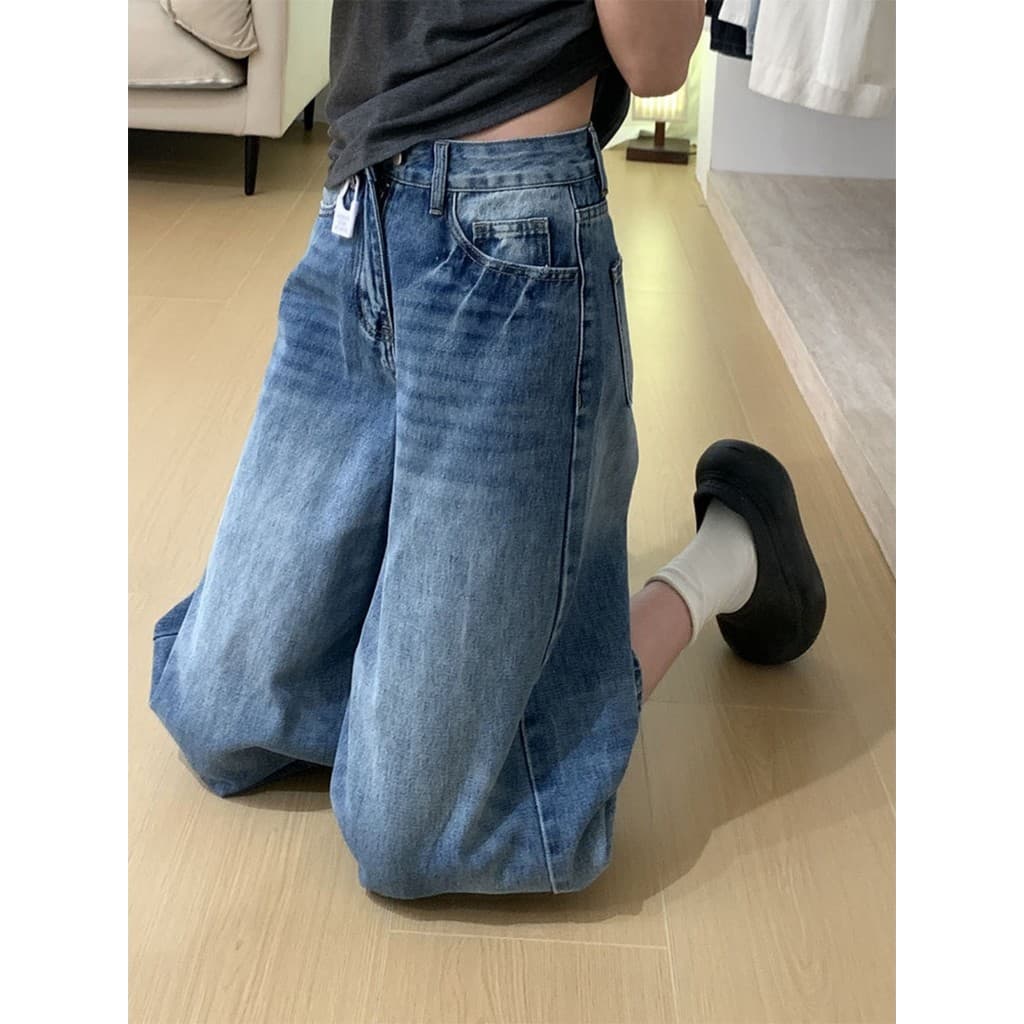 Tamanho grande americano calças cortadas Jeans feminino verão 2026 novo estilo gordura mm mais magro olhar calças de cin