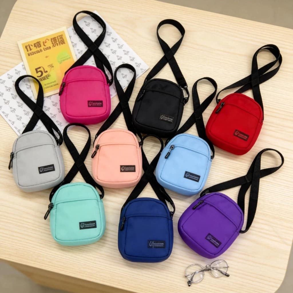 Bolsa de telefone móvel pequena bolsa masculina 2026 novo estilo na moda bolsa mensageiro menina estudante Popular multi