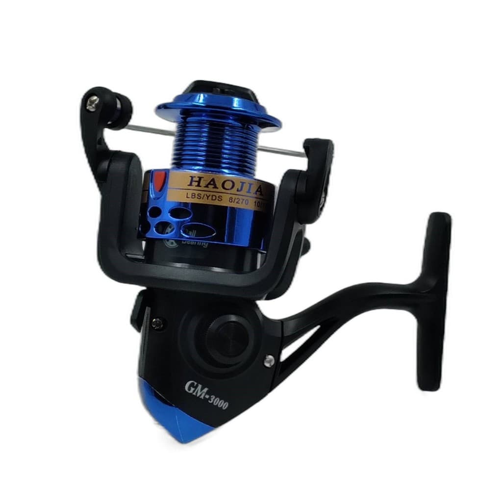 Molinete Pesca Haojia 12 Rolamento Traira Pacú Tucunaré Robalo Gm 3000-4000