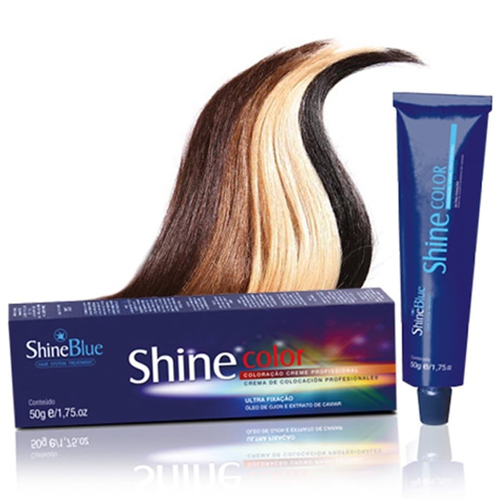 Coloração Shine Blue Todas as Cores 50g Tintura Tinta