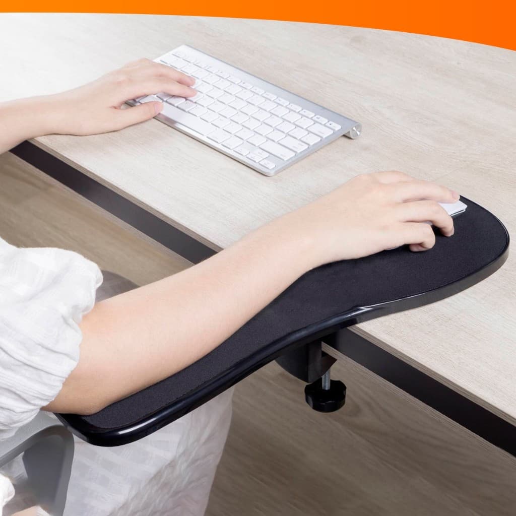 Apoio Ergonômico Para Computador Notebook Braço Apoio Ergonômico Confortável Com Fixação Mesa Descanso Nano Shop