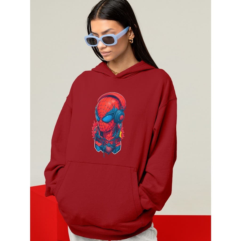 Moletom Blusa Spider Beats Etilo Das Ruas Oversized Streetwear Uniseex ref-3647 Dtf