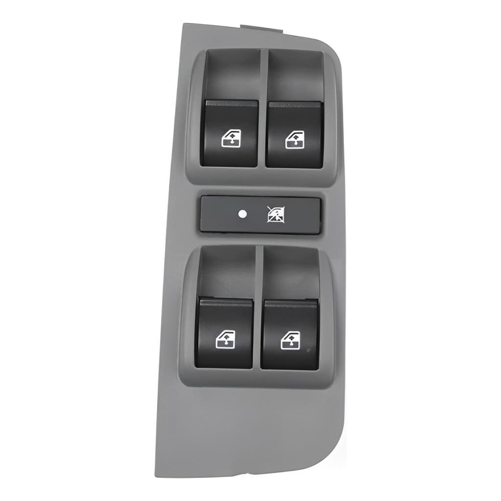 Botão Interruptor Vidro Gran Siena Quadruplo 2014cinza