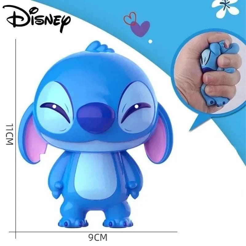 Brinquedo de Alívio de Estresse Disney Stitch Modelo de Rebound Lento Pelúcia Macia Personagem de Desenho Animado Brinqu