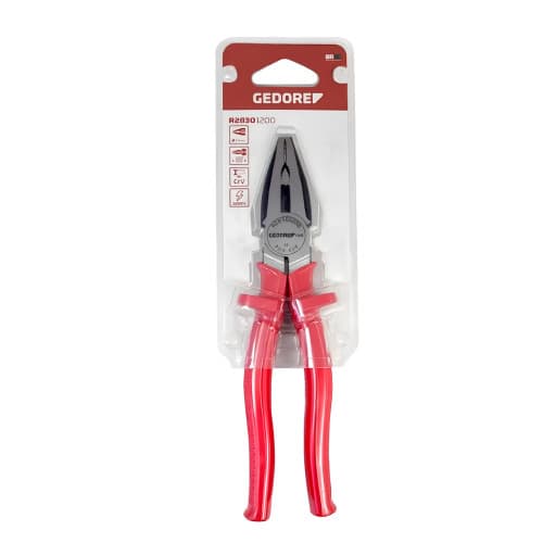 ALICATE UNIVERSAL 8" ISOLADO 22CM GEDORE RED R28301200 1000V